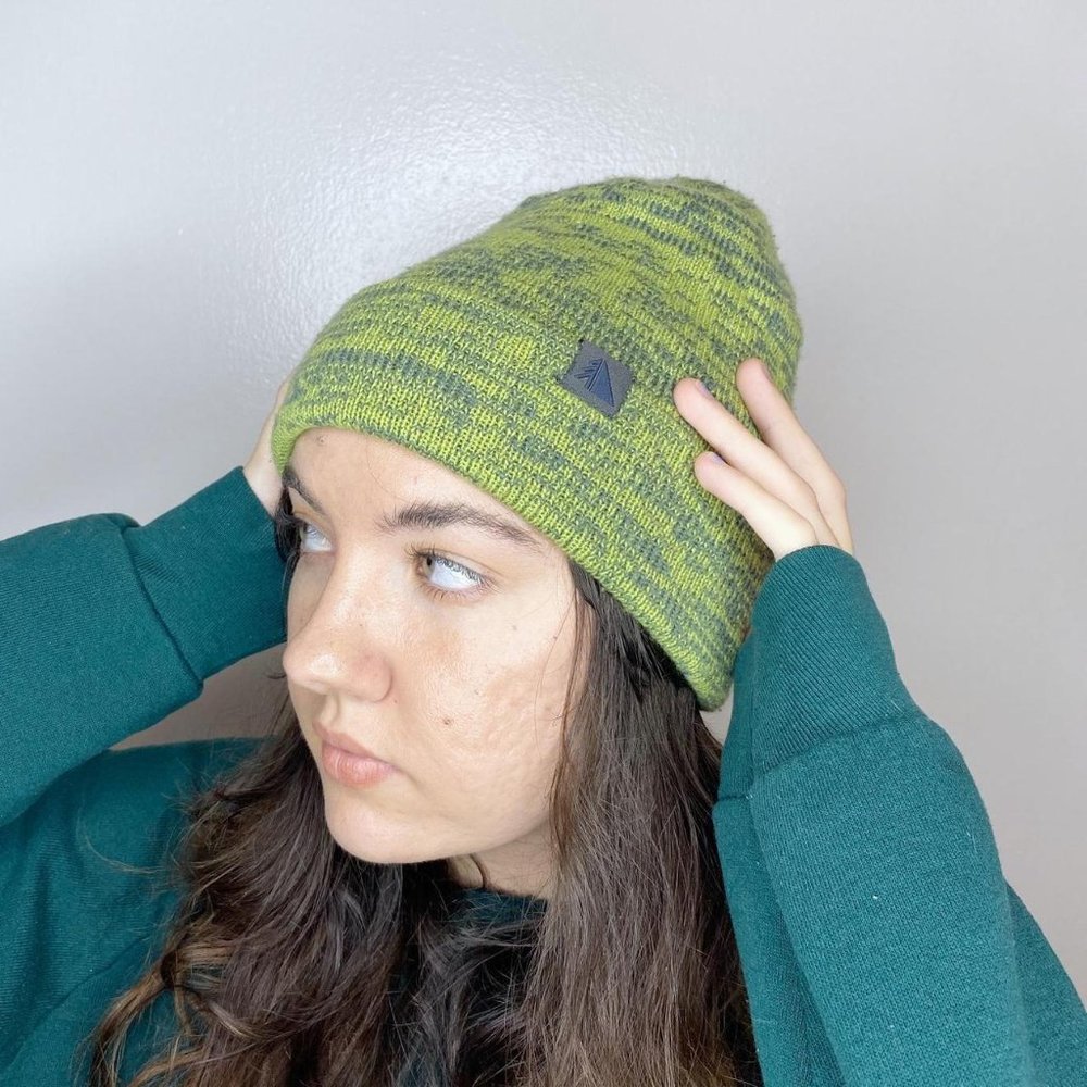green beanie